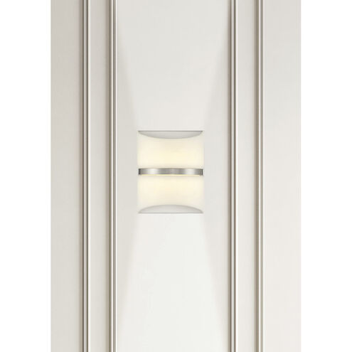 Velaux LED 8.5 inch Brushed Nickel Wall Sconce Wall Light