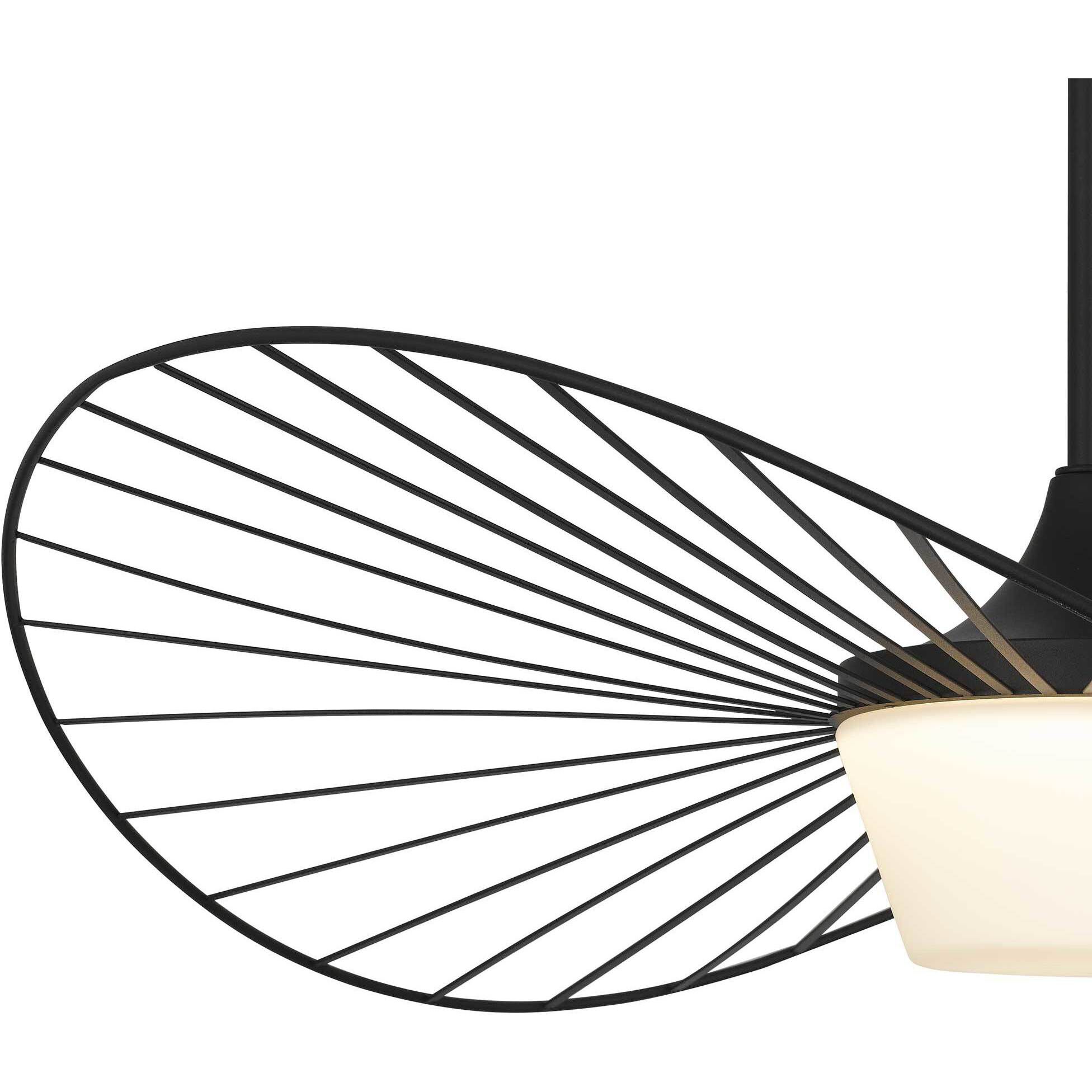 New Wave LED 34 inch Sand Black Outdoor Pendant