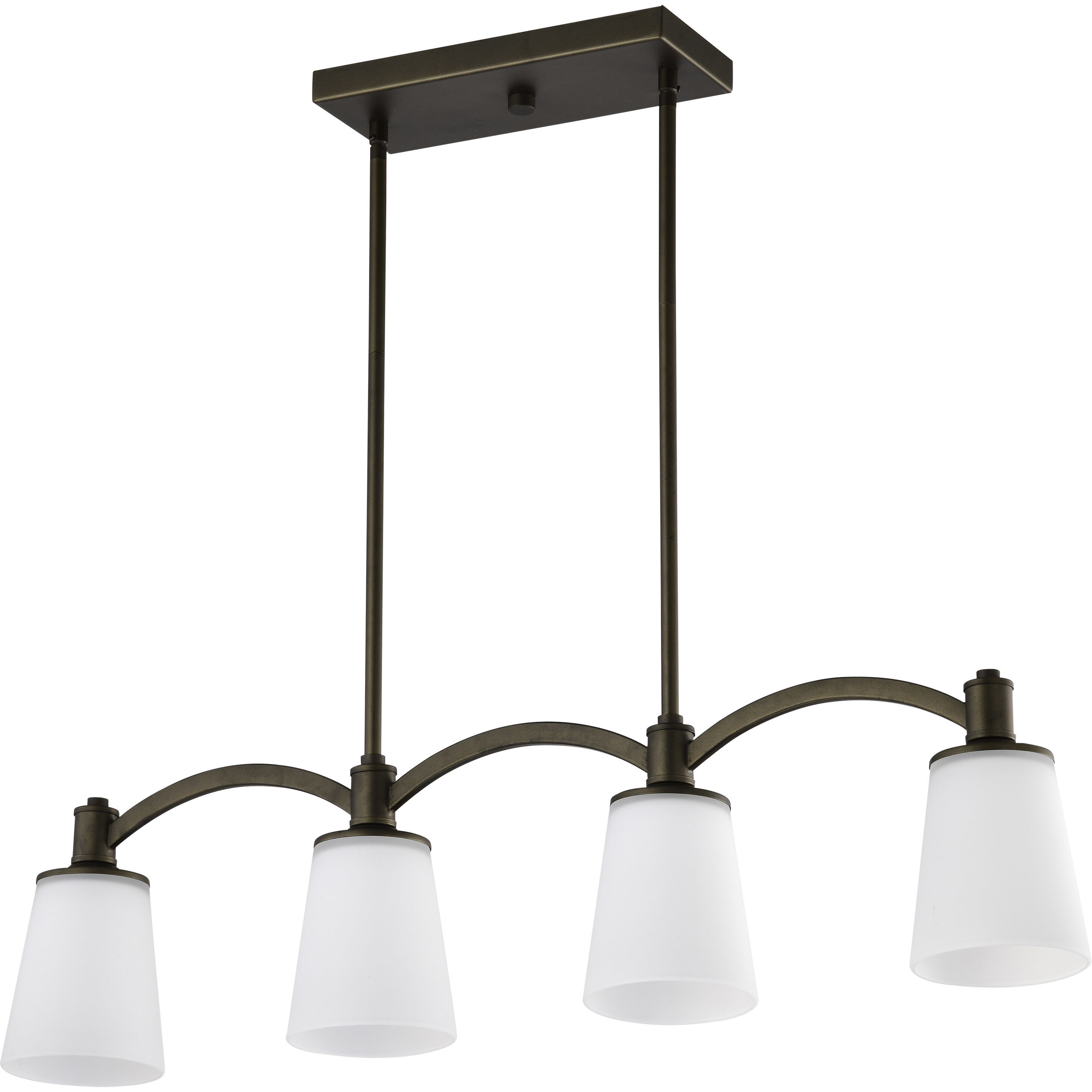 Laguna 4 Light 46 inch Forest Bronze Island Pendant Ceiling Light