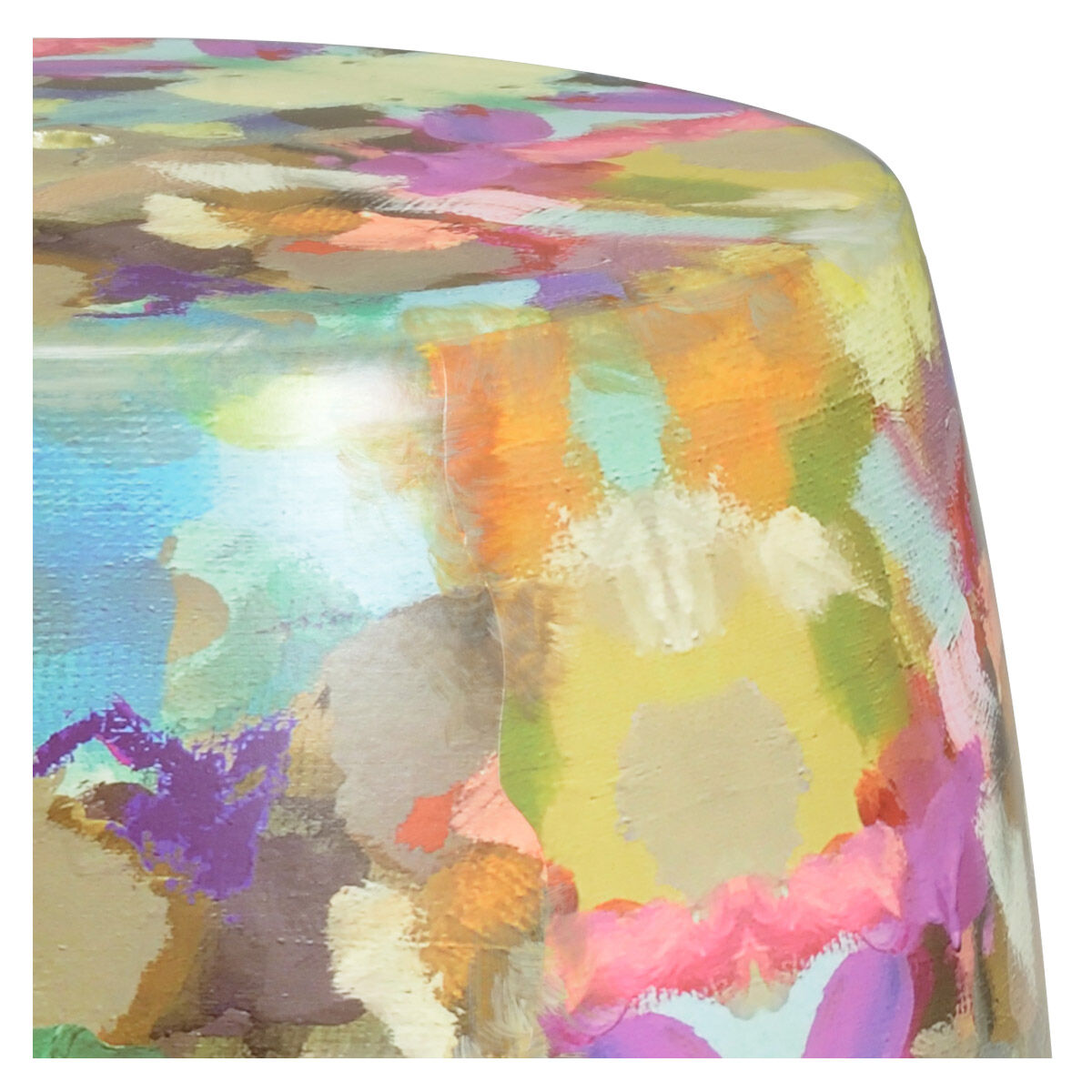 Laura Park Designs 18 inch Multicolor/Decal Garden Seat