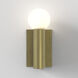 Ortona 1 Light 4.33 inch Matte Brushed Brass ADA Interior Wall Light