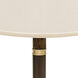 Barton 32.5 inch 100 watt Chestnut Bronze with Satin Brass Table Lamp Portable Light