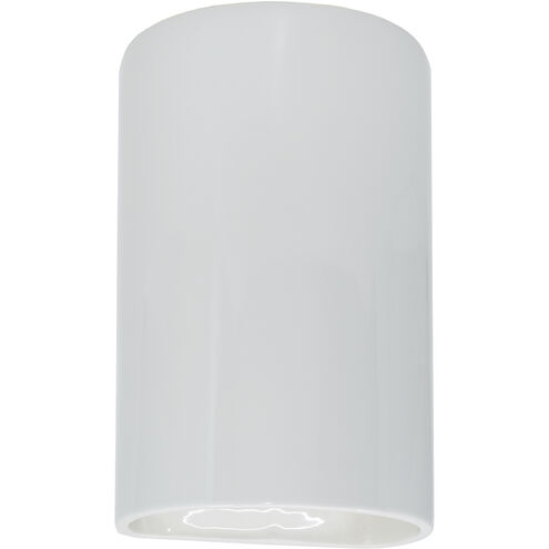 Ambiance 2 Light 7.75 inch Gloss White Wall Sconce Wall Light in Incandescent, Large