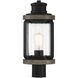 Parker 1 Light 17.5 inch Lodge Outdoor Post Lantern