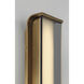 Dulton LED 5 inch Antique Brass ADA Wall Sconce Wall Light