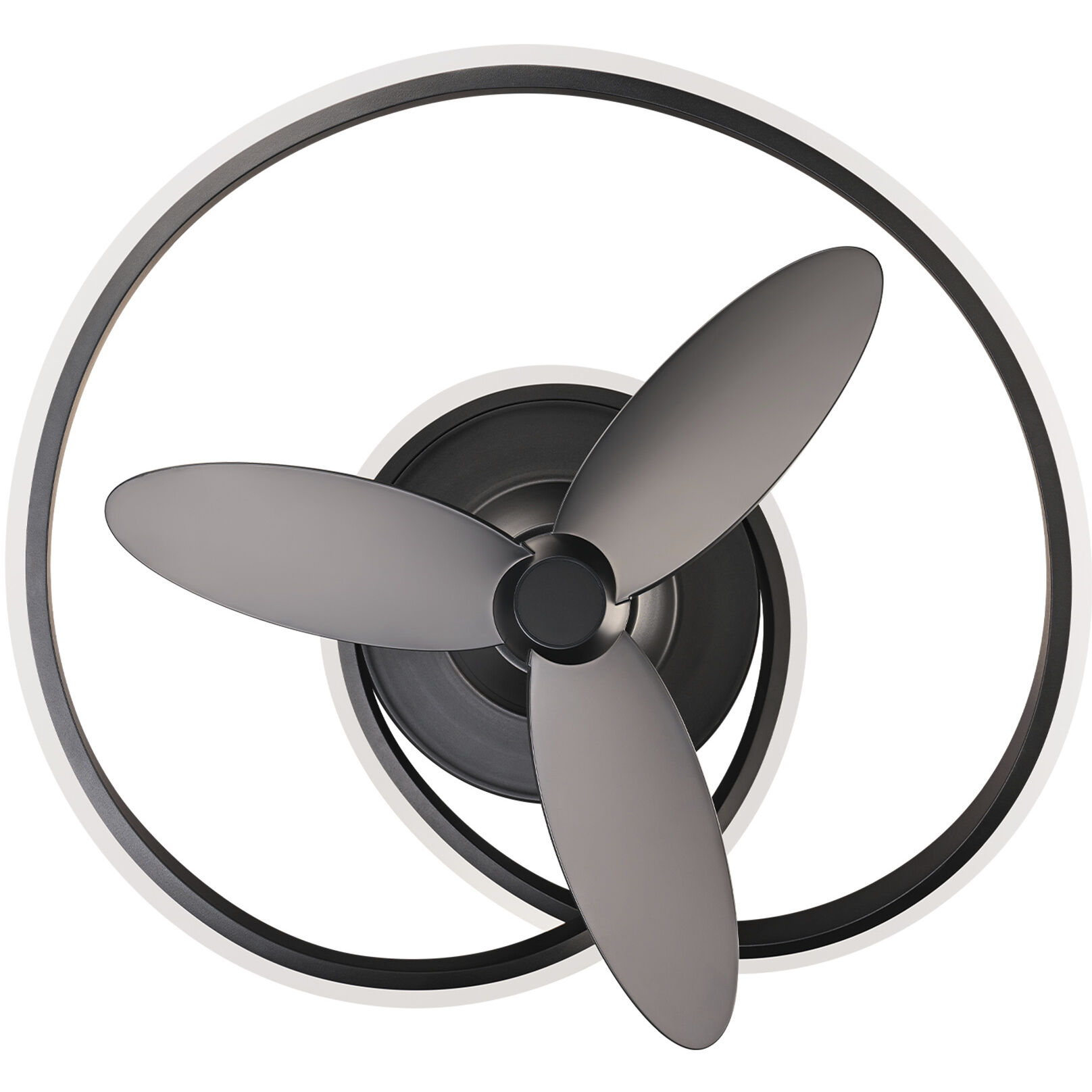 Veloce 28 inch Black Fandelier