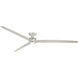 Spitfire LED Brushed Nickel Fan Light