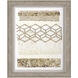 Dynamic Brown and Beige and Neutral and White Framed Art