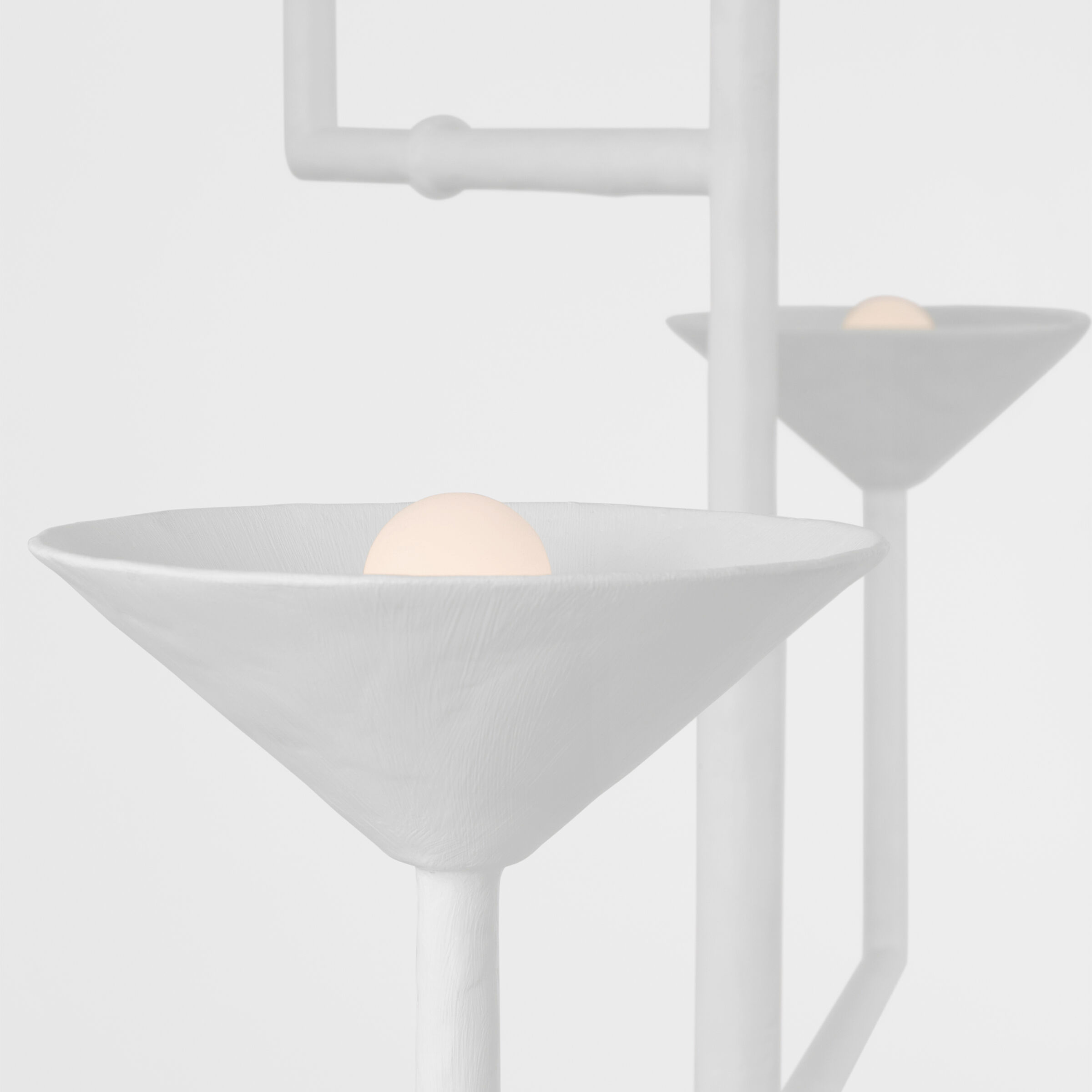 Julie Neill Eleanor LED 46.75 inch Plaster White Chandelier Ceiling Light