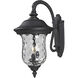 Armstrong 3 Light 24.25 inch Black Outdoor Wall Light