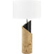 Kincaid 29.5 inch 9 watt Natural Burl with Matte Black Table Lamp Portable Light
