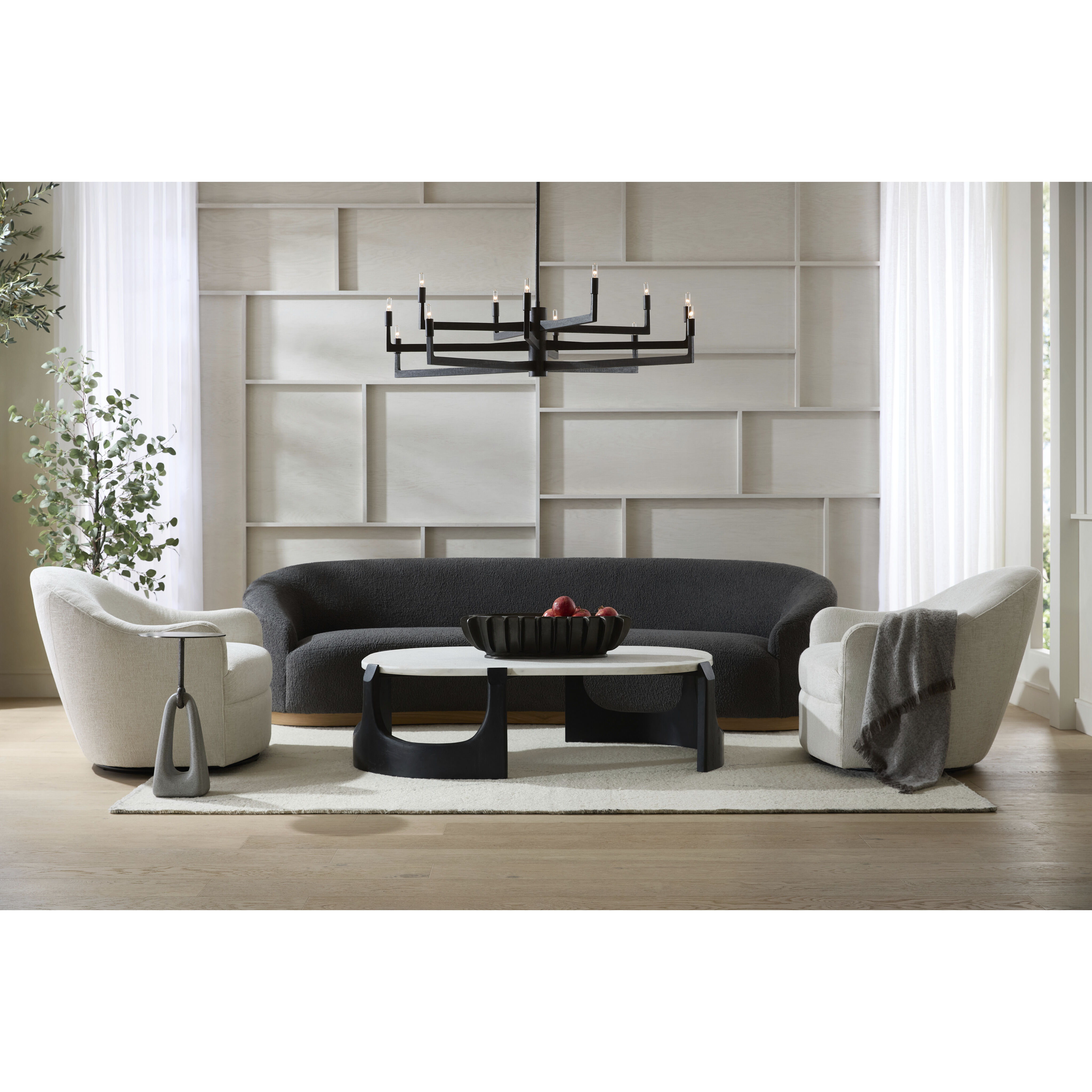 Griff 12 Light 56 inch English Bronze Chandelier Ceiling Light, Large