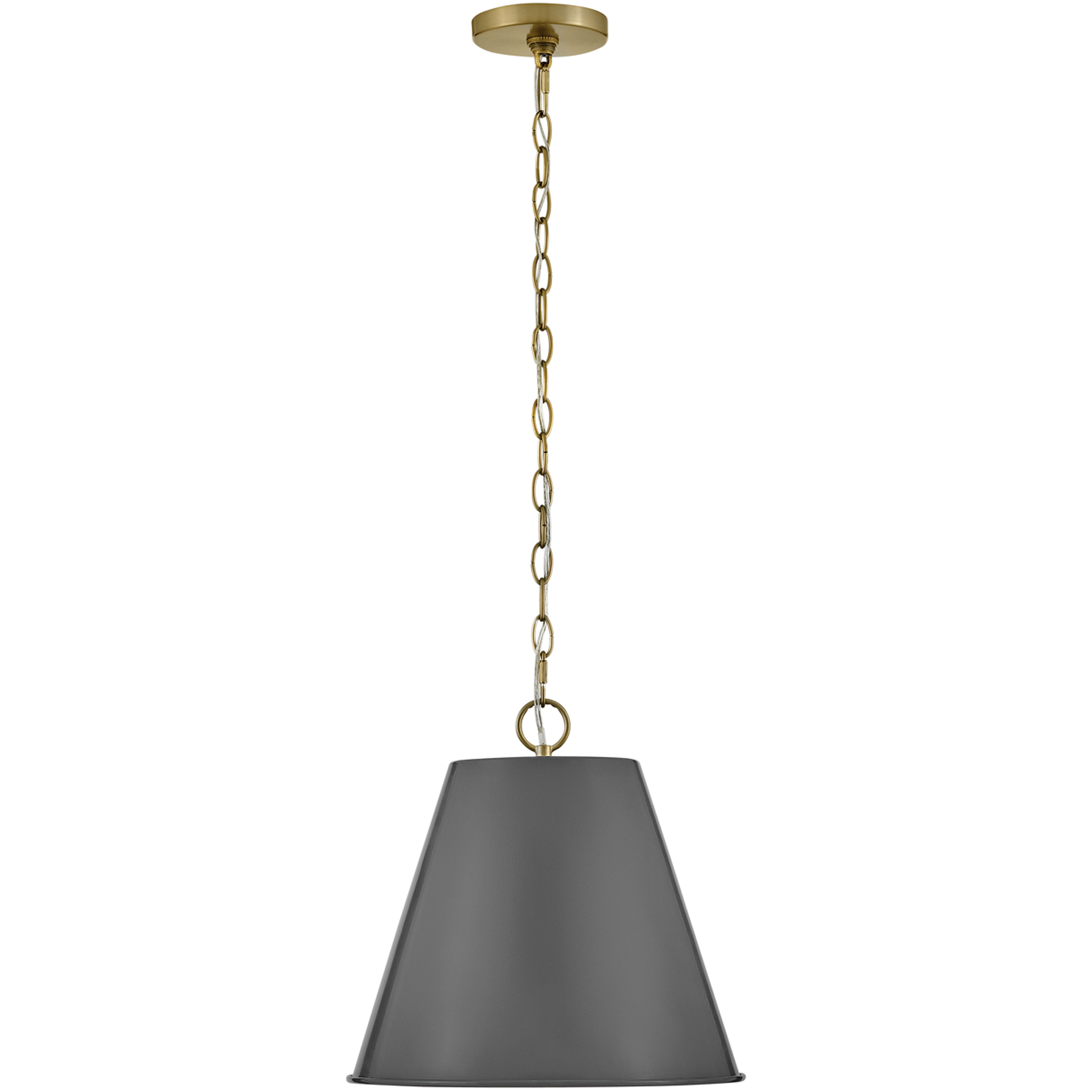 Blake LED 14 inch French Gray Pendant Ceiling Light