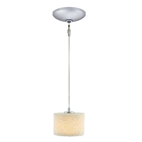 Coral 1 Light 4.5 inch Satin Nickel Mini Pendant Ceiling Light