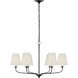 Amber Lewis Knox LED 32 inch Bronze Chandelier Ceiling Light