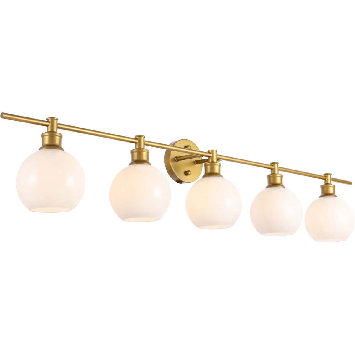 Collier 5 Light 47 inch Brass Wall sconce Wall Light