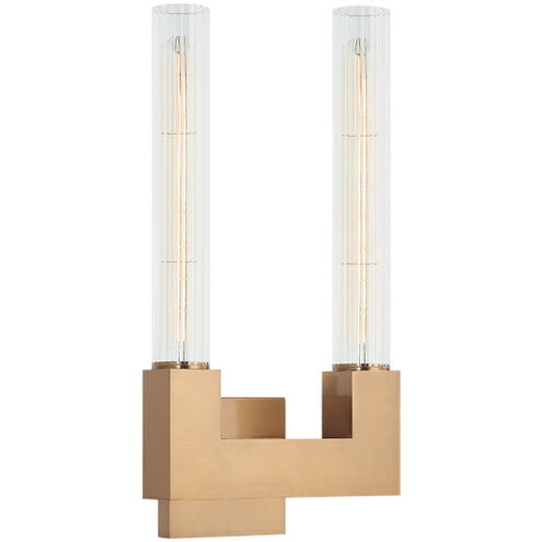 Odelle Wall Sconce Wall Light in Aged Gold Brass