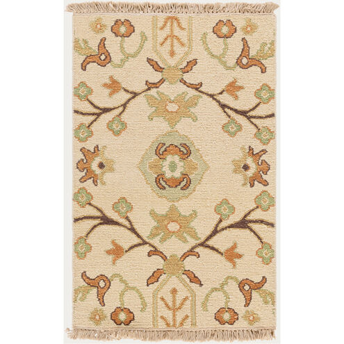 Sonoma 36 X 24 inch Tan/Dark Brown/Burnt Orange/Ivory/Olive Rugs, Wool
