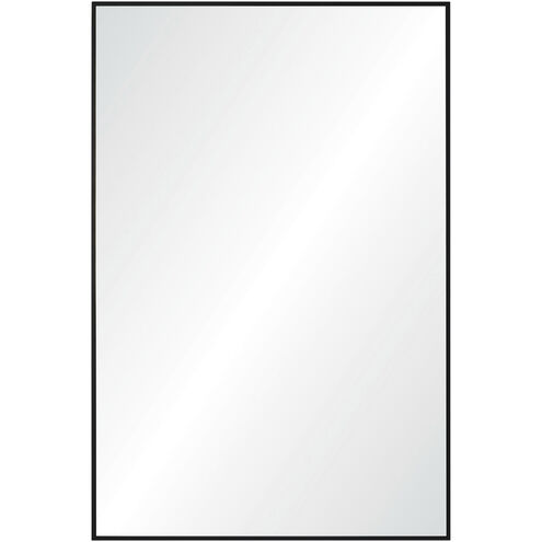 Amara 45 X 30 inch Clear and Matte Black Wall Mirror