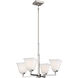 Ellis Harper 4 Light 24.75 inch Brushed Nickel Chandelier Ceiling Light