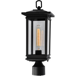 Oakwood 1 Light 18 inch Black Outdoor Post Lantern