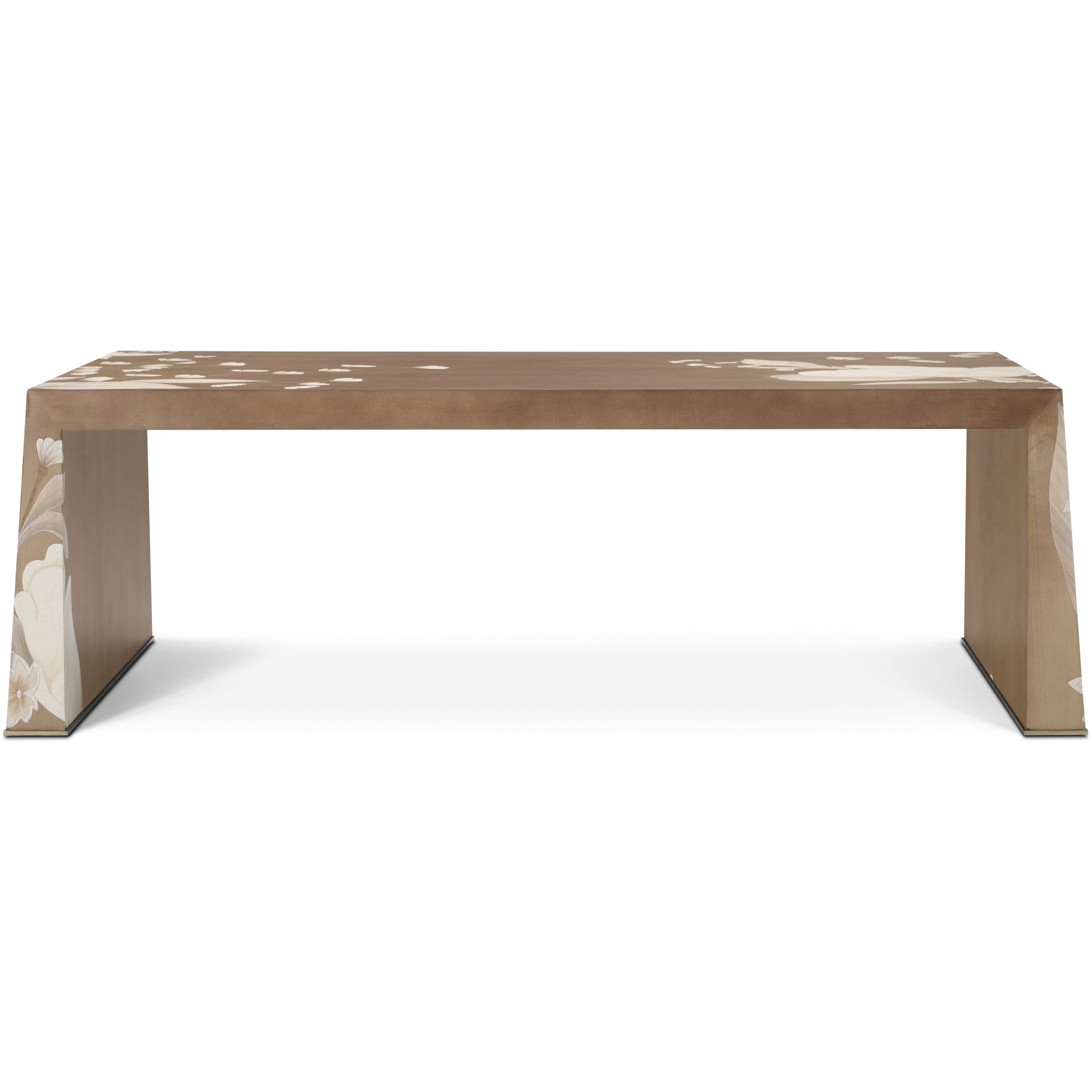 Bouquet 56 X 30.5 inch Toasted Cashew Cocktail Table, Wooden