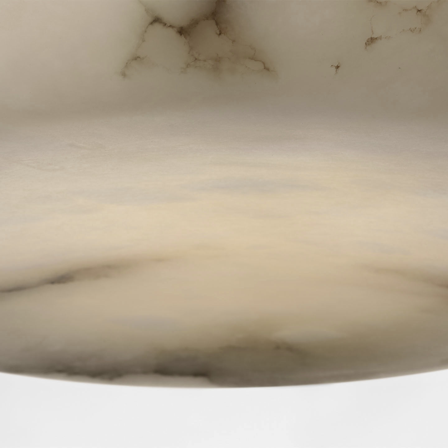 Kelly Wearstler Formosa LED 22 inch Alabaster and Bronze Flush Mount Ceiling Light