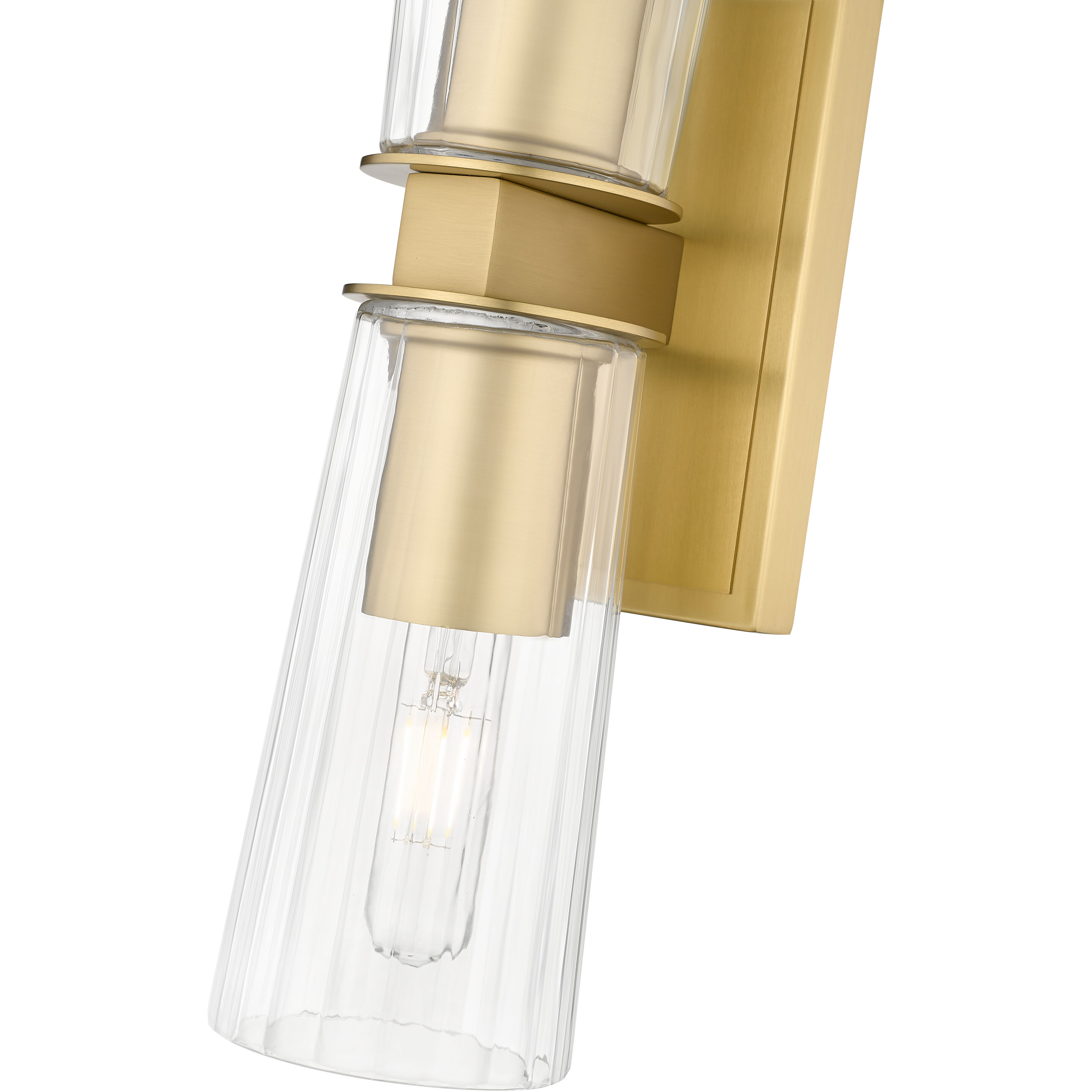 Titus 2 Light 4.5 inch Modern Gold Wall Sconce Wall Light