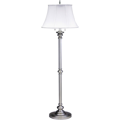 Newport 58 inch 100 watt Pewter Floor Lamp Portable Light