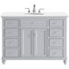 Otto 48 X 21 X 35 inch Grey Vanity Sink Set
