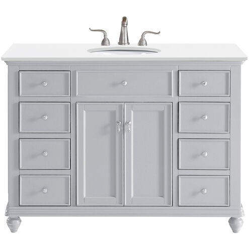 Otto 48 X 21 X 35 inch Grey Vanity Sink Set