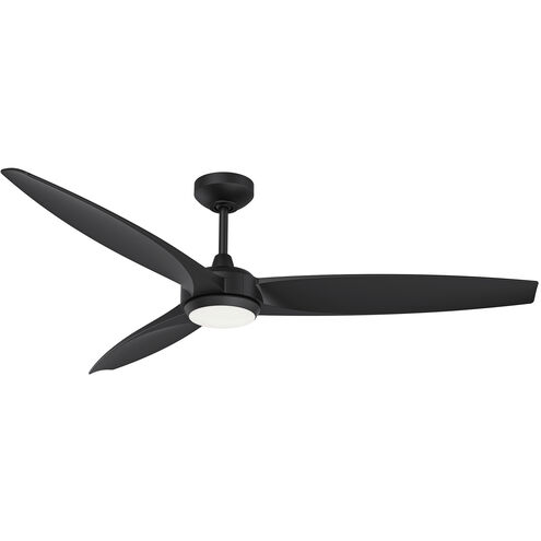 Steltra 56 inch Black Indoor Ceiling Fan