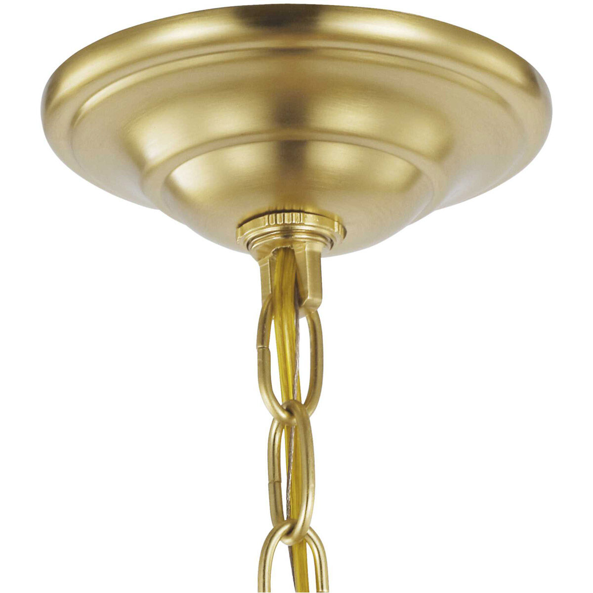 Equinox 4 Light 16 inch Satin Brass Pendant Ceiling Light