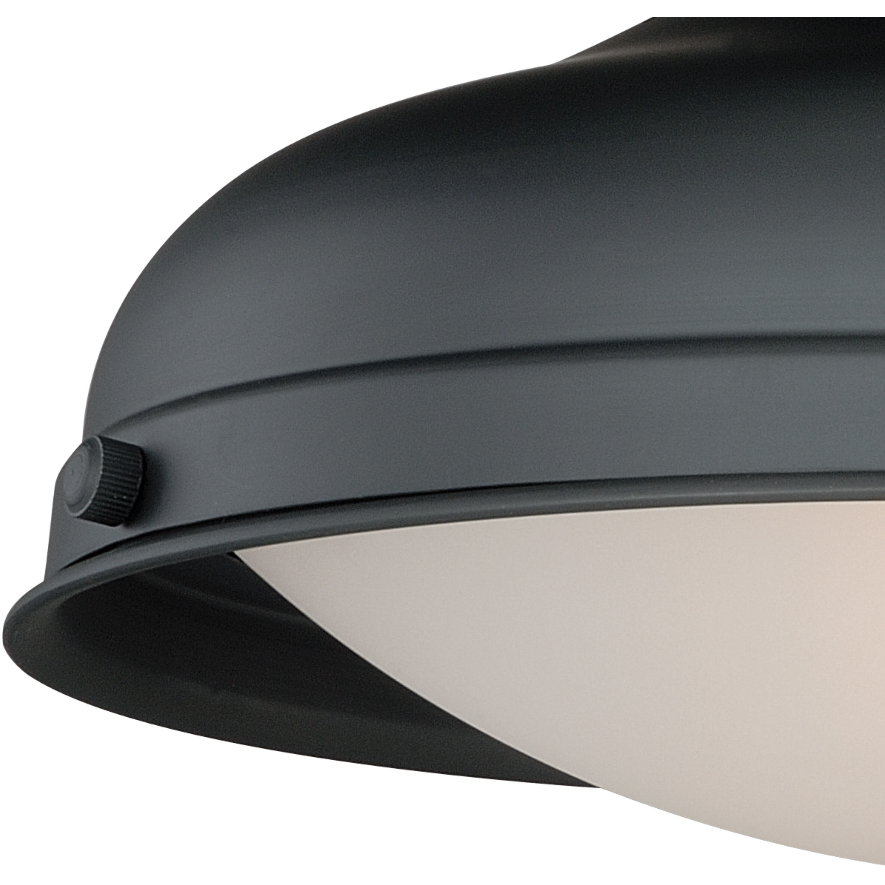 Keenan LED 12.25 inch Oil Rubbed Bronze Semi-Flush Mount Ceiling Light