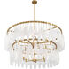 Willow 14 Light 45 inch Legacy Brass Pendant Ceiling Light