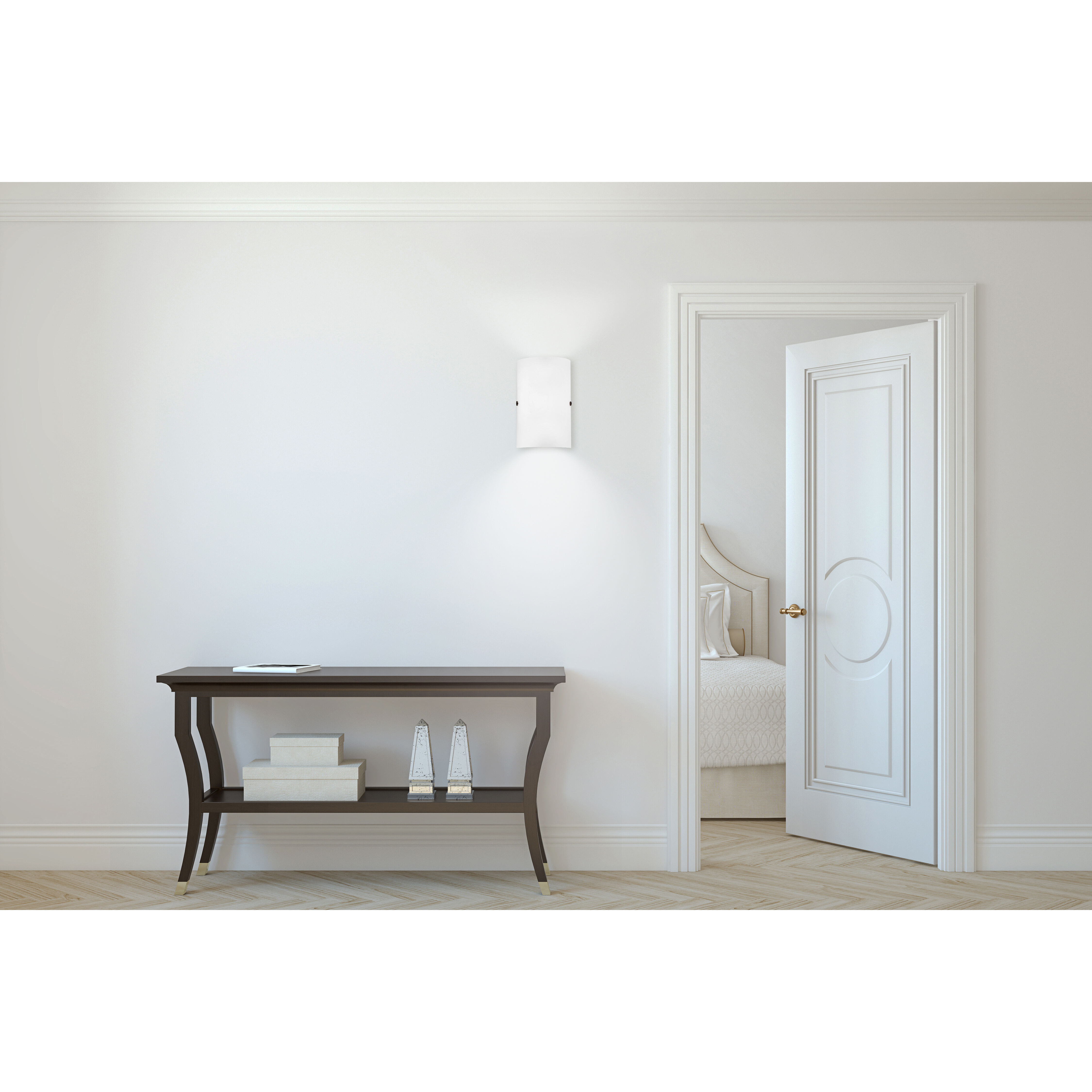 Troy 3 1 Light 7.1 inch Matte Nickel Wall Sconce Wall Light