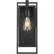 Stockwell 1 Light 16.5 inch Matte Black Exterior Wall Mount