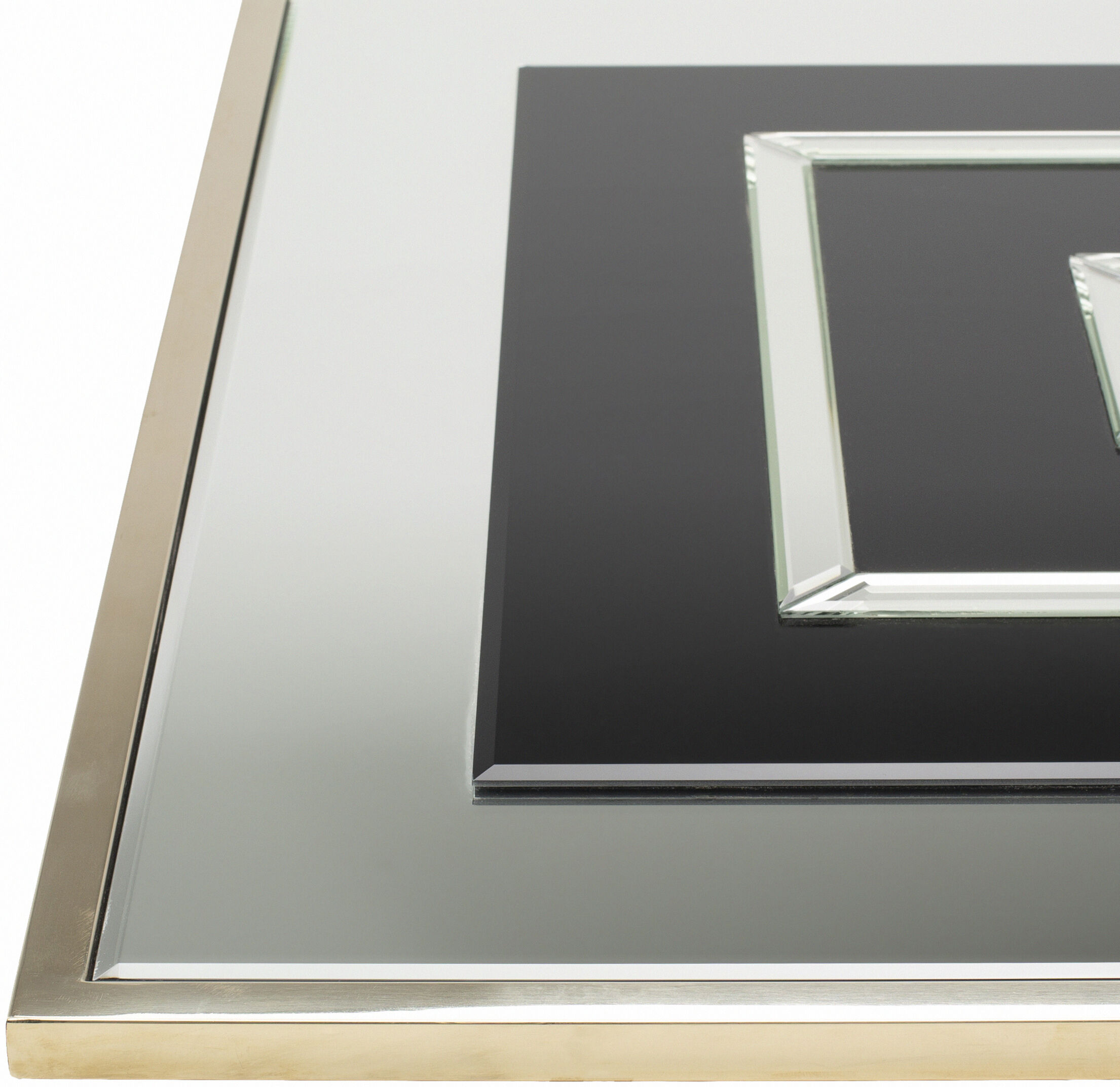 Madelina 31.5 X 31.5 inch Light Grey Mirror, Square