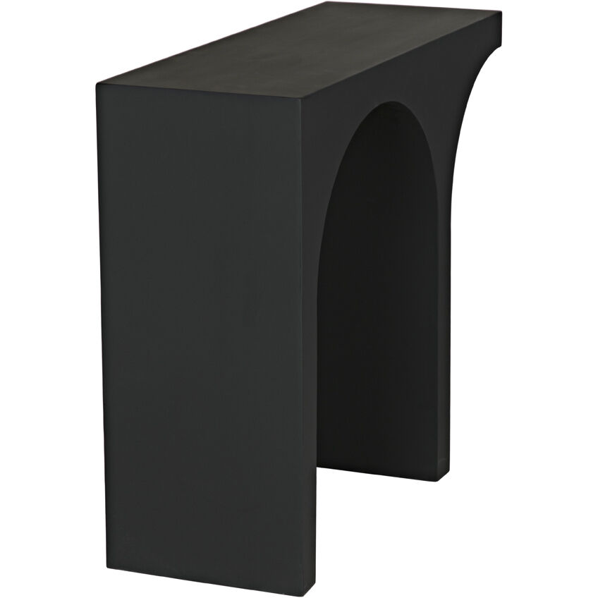 Maximus 35 X 30 inch Matte Black Console/Side Table
