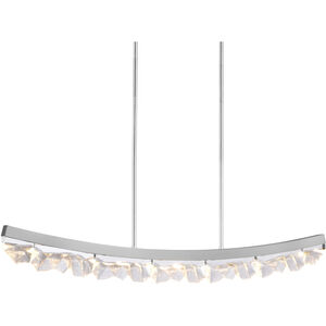 Arcus 1 Light 57.13 inch Polished Nickel Linear Pendant Ceiling Light