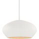 Ferndale 1 Light 36 inch Gesso White Pendant Ceiling Light