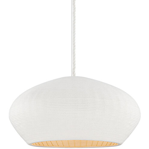 Ferndale 1 Light 36 inch Gesso White Pendant Ceiling Light