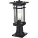 Livingston 1 Light 17 inch Black Outdoor Post Light