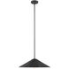 Bohemian 1 Light 20 inch Matte Black Pendant Ceiling Light