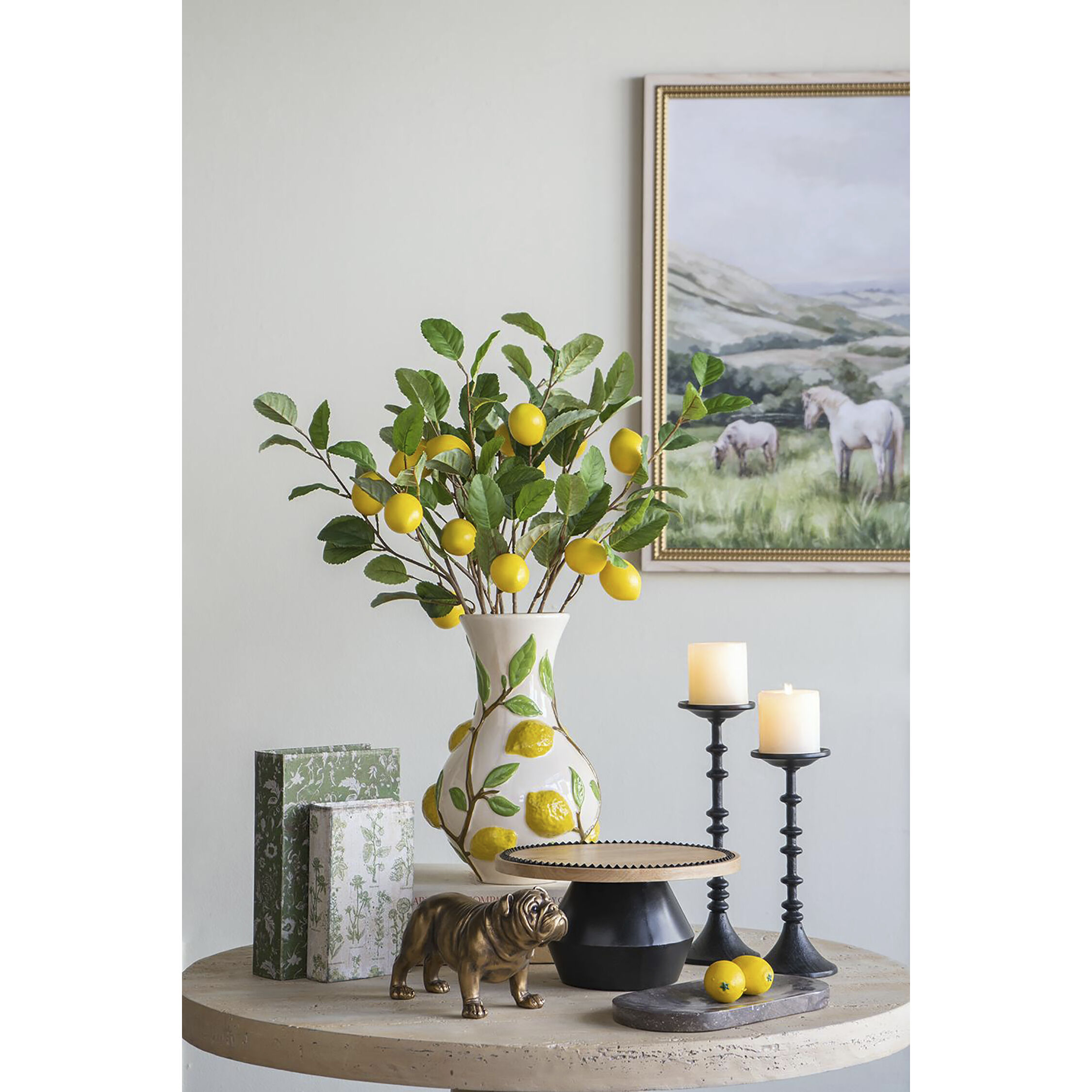 Lifelike French Bulldog Copper Figurine