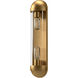 Alora Mood Cyrus 2 Light 6 inch Aged Gold Bath Vanity Light Wall Light