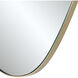 Gatella 36 X 23 inch Champagne Wall Mirror