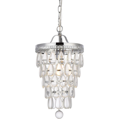 Reese 1 Light 9 inch Chrome Pendant Ceiling Light