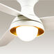 Rubio-h 54 inch White Hugger Fan