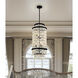 Shimmering Elegance 6 Light 16 inch Sand Coal Foyer Pendant Ceiling Light